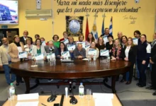 Representantes de organizaciones de personas mayores participaron de la jornada “Edil por un día” en la Junta Departamental de Cerro Largo.