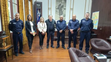 Autoridades policiales de Cerro Largo se reunieron con representantes de U.N.E.M. para coordinar procedimientos ante emergencias.