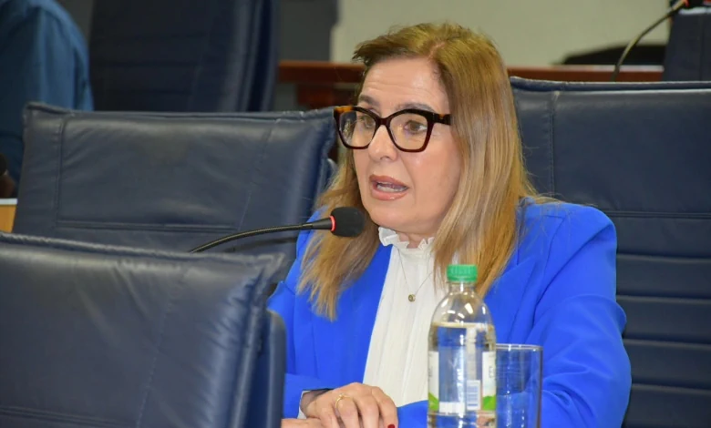 Edila del Partido Nacional Teresita Vergara.