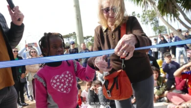 Inauguración de las obras de remodelación del merendero Andrés Cela, en Río Branco.