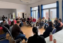 Representantes del Centro de Día plantearon ante la Comisión de Legislación del Trabajo la situación que atraviesa el servicio por el atraso del convenio con MIDES (Foto Centro de Día Melo)