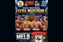 El Gimnasio Municipal de Melo recibirá este sábado una nueva velada de boxeo profesional.