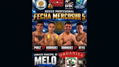 El Gimnasio Municipal de Melo recibirá este sábado una nueva velada de boxeo profesional.