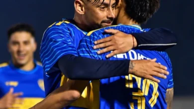 Boca goleó 4-0 a Juventus con un triplete de Thomas González y un tanto de Ignacio Acevedo (Foto: RCFotos)