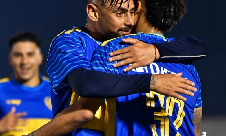 Boca goleó 4-0 a Juventus con un triplete de Thomas González y un tanto de Ignacio Acevedo (Foto: RCFotos)