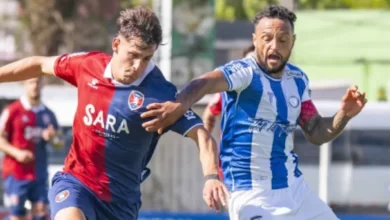 Cerro Largo cayó ante Albion en el Ubilla y afrontará el viernes un partido clave ante Cerro por la permanencia (Foto: @albion_uy)