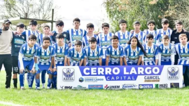 Las selecciones Sub 14 y Sub 16 de Cerro Largo jugarán este sábado ante Maldonado en San Carlos (Foto plantel sub 14 - rcfotos.uy)