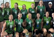 Etiquetitas Negras se consagraron campeonas de la Liga de Voleibol de Cerro Largo. Foto: Secretaría Deportes ICL
